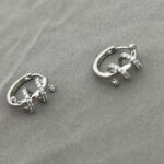 Xeneora Sarmal Zirkon Taşlı Halka Küpe