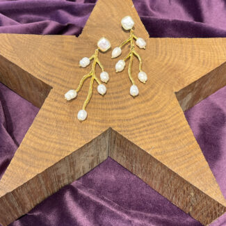 Xeneora Twig Pearl Küpe